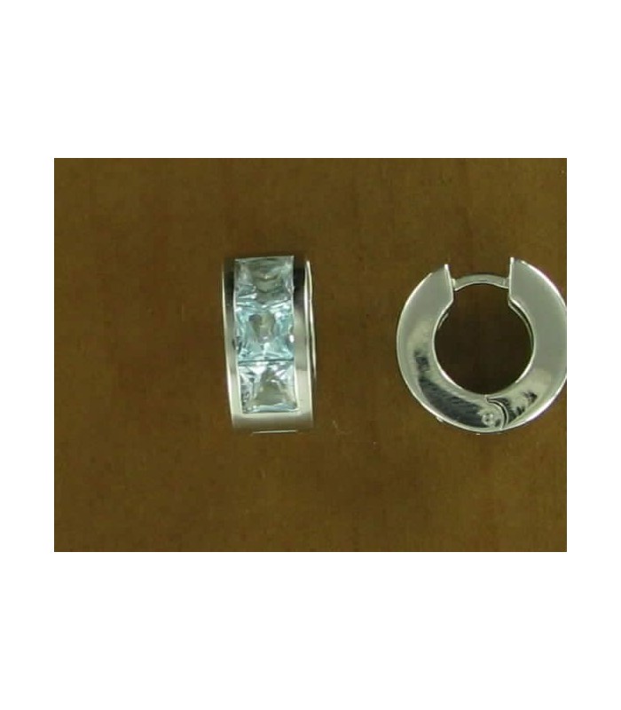 Pendientes PIANEGONDA con topacio azul